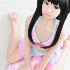 100cm AXB Cute Flat Breast Sex Doll Cecilea