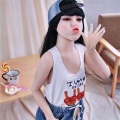 128cm IRONTech doll TPE doll Flat chest Sex Dolls Nancy