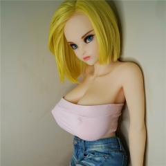 135cm plus 168doll Platinum TPE hot Sex Doll Android 18 from Dragon ball Z